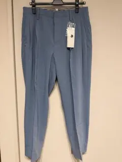 新品 MYSELF ABAHOUSE スラックス パンツ ブルー M