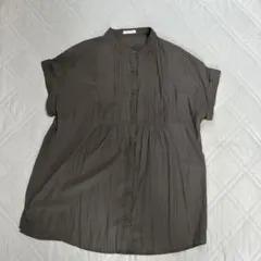 【Honeys】ピンタックブラウス S スミクロ