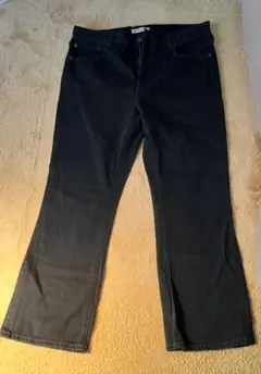 ユニクロ　JW ANDERSON シューカットジーンズ　ブラック　黒　サイズ35