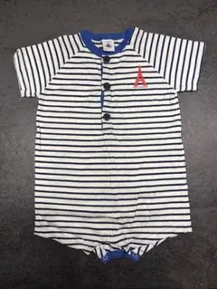 【最終価格】PETITBATEAU プチバトー 半袖ロンパース 12m/74cmのサムネイル