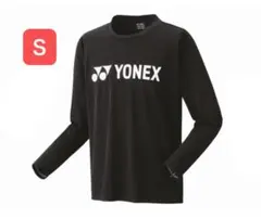 YONEX ユニ ロングスリーブＴシャツ ブラック 007 Ｓサイズ