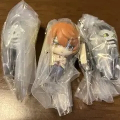 デスノートカプセルトイ 八神ライト　リュークキーホルダー3点セット