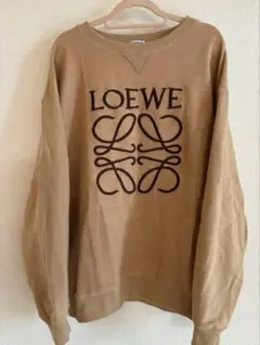 【美品】LOEVE アナグラム刺繍ロゴ　トレーナー　アシメントリーロゴ LOEWE ロエベ トレーナー ANAGRAM SWEAT アナグラム H526Y24J07