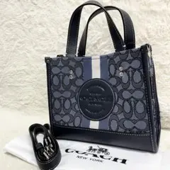 コーチ トートバッグ デンプシー トートバッグ シグネチャー 新作 2way