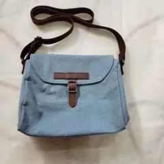 中川政七商店BAGWORKS POSTMANミニ ショルダーブルーグレー未使用のサムネイル