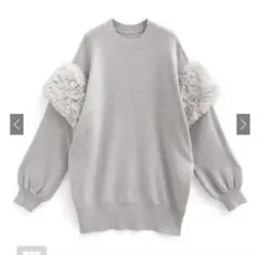 GRL ファースリーブニットミニワンピース 【tu1285】