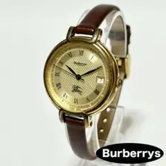 【新品電池・ベルト】Burberrys QZ デイト ヴィンテージ 時計 稼働のサムネイル