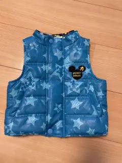 ミッキーマウス　ダウンベスト　80