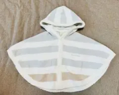 新品タグあり　80〜90㎝　gelato pique ジェラピケ　フードポンチョ