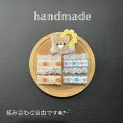 ハンドメイド ベビー・キッズヘアクリップ 5点セット