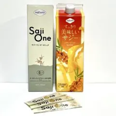 【SajiOne】サジーワンオーガニック、すっきり美味しいサジー、アガベシロップ