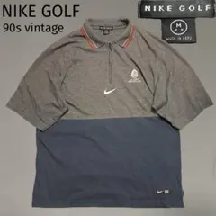 NIKEタイガーウッズモデルポロシャツ ゴルフ半袖90'sオーバーサイズ
