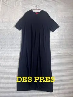 ✤デプレ✤ DES PRES ワンピース ブラック 36 トゥモローランド 黒