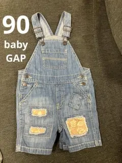 babyGAP 90オーバーオール　デニム　サロペット