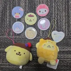 サンリオグッズ　缶バッジ　キーホルダー