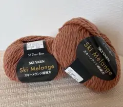 スキーメランジ超極太　ウール100% 2玉　COL.2503