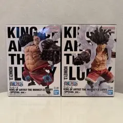 ワンピース KING OF ARTIST ルフィ フィギュア 2種セット