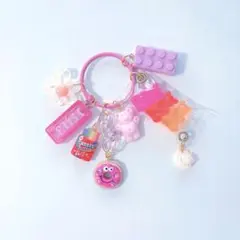 じゃらじゃらキーホルダー バッグチャーム クッキー チョコ ドーナツ