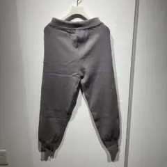 グレー フリース カジュアルパンツ