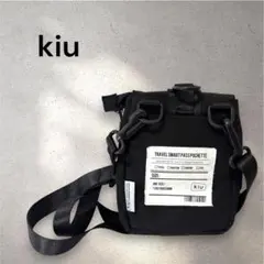 kiu キウ トラベルスマートパスポシェット ブラック 撥水 サコッシュのサムネイル
