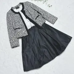 フォーマル3点セット　ツイードジャケット　ブラウス　スカート　卒業式　入学式