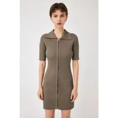 MOUSSY ZIP UP KNIT SHIRT ミニドレスのサムネイル