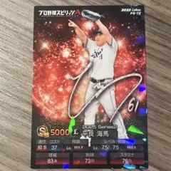 プロ野球チップス　プロスピAコラボ　西武平良選手レア　➕隅田選手