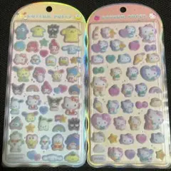 【匿名配送】正規品 クラックス コットンパフィーシール ハローキティ 2枚
