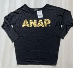 【新品未使用】ANAP アナップ Tシャツ カットソー 長袖 フリーサイズ