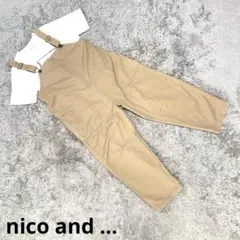 nico and … ニコアンド サロペット　オーバーオール