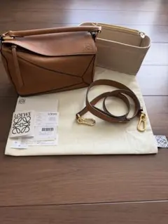 LOEWE パズルバッグ スモール タンゴールドのサムネイル
