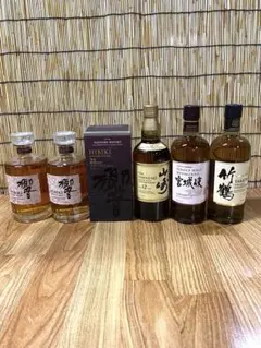 山崎18年 空瓶3本空箱5 響21年 空瓶3本空箱9 白州18年空箱1 - メルカリ