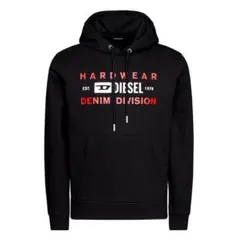 DIESEL S-GIRK-HOOD-K20 ロゴ プルオーバー パーカー