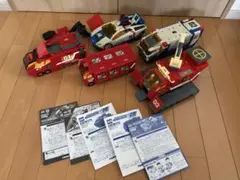トミカ ハイパーレスキュー、ハイパーブルーポリス　セット　ジャンクのサムネイル
