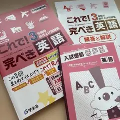 ■2025年度 未使用【これで！完ぺき英語】◉入試対策に！★3年間の総仕上げに！