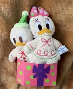 【限定品】ディズニークリスマス2012 ドナルド＆デイジーぬいぐるみキーホルダー
