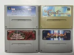 スーパーファミコン ゲームソフト 4本セット
