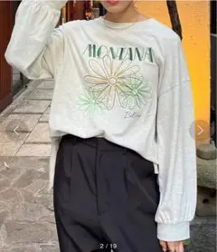 CPCM 花柄 長袖Tシャツのサムネイル