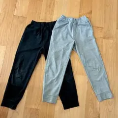 UNIQLO AIRism キッズロングパンツ 130cm グレー・ブラック