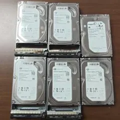 Seagate 3.5インチ HDD 6台セット サーバー用
