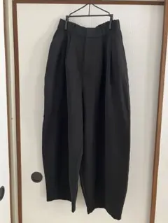 クラシカルエルフ カーブパンツ 美脚 脚長 ダーツ入り ウエストゴム 機能素材