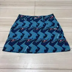 PEARLY GATES レディース ゴルフスカート ワニ柄　パーリーゲイツ　青