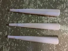 美品　最高級素材　三味線糸巻き3本セット　細棹　中棹　素六面取り　直径19mm 三味線糸巻き3本セット 細棹 中棹 素六面取り 長さ119mm 直径18mm