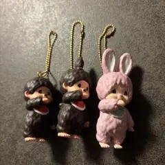 モンチッチマスコットキーチェーンおしゃぶりver.3点セット