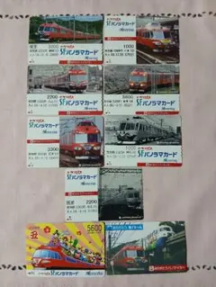 名鉄パノラマカード他　全７種類+2枚
