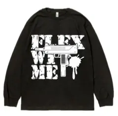 flexwitme MAKE MONEY RAIN LOGO LONG TEE