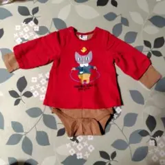 Petit Jam 赤いロンパース 70サイズ