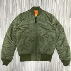 アルファインダストリーズ MA-1 フライトジャケット USA製 カーキ L