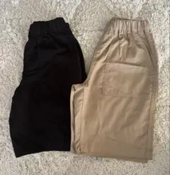 《美品》GU ベイカーハーフパンツ 2枚セット