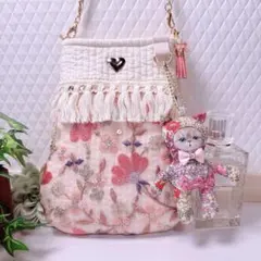 f*w様 コヤンイサムチョン♡ルミちゃんの着ぐるみチャーム付き ヌビ×インド刺繍